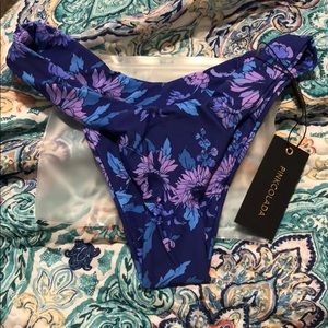 Pink colada wild bloom print bottoms Small